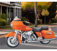SOUTES Modello di moto Moto Giocattolo In Metallo Pressofuso, Modello In Miniatura 1/18, Regalo Da Collezione Per Harley Per Davidson FLTR Road Glide