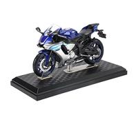 SOUTES Modello di moto Simulazione Di Moto In Scala 1/12, Espositore Da Collezione Per Yamaha YZF-R1 YZFR1 YZF R1(Blue)