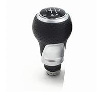 SOUTES Ricambio auto 12 Millimetri Pomello Del Cambio Ghetta Boot Leva Maniglia Testa Della Copertura Per Audi A4 S4 B8 8K A5 8T Q5 8R Per S Line 2007-2015(R 1 2 3 4 5 Silver)