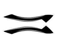 SOUTES Sopracciglia per Fari per BMW Z4 E89 2009-2015, 2pcs ABS Auto Anteriore Faro Sopracciglio Palpebre Adesivi Trim Copertura Styling Accessori