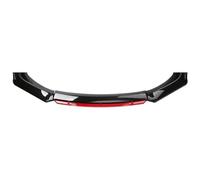 SOUTES Spoiler Frontali Auto per Audi A4 (MK B9) 2016-2023, Spoiler Paraurti Anteriore Diffusore Labbro Splitter Protezione Anti-collisione Tuning Accessori,E-Black Red