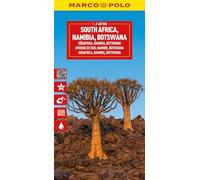 South Africa, Namibia, Botswana Marco Polo Map: wegenkaart 1:2.400.000