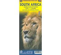 South Africa Travel Map (WP): 1:1,500,000: Including Lesotho and Swaziland