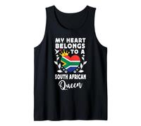 South African Queen Wife Girlfriend South Africa Flag Canotta