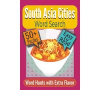 South Asia Word Search Puzzle Book: Puzzles featuring South Asian Cities, Regions, and Districts