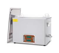 SOUTH BASE Pulitore a Ultrasuoni, 37L con Cestello, Timer e Riscaldatore, Macchina per Pulizia a Ultrasuoni a Controllo Touch 720W per Pulire Pistole, Motori, Parti del Carburatore, Catene.