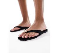 South Beach - Infradito in velluto nero con stella marina 41