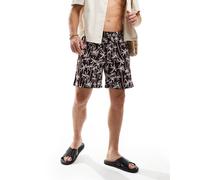 South Beach - Pantaloncini da mare con stampa multicolore XS