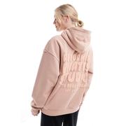 South Beach - Reformer - Felpa rosa con cappuccio e grafica sul retro M