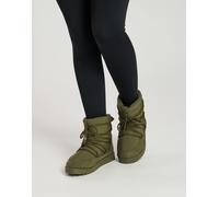 South Beach - Stivaletti corti stringati color kaki-Verde 37