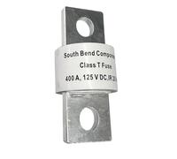 South Bend Components Fusibile rapido 400A classe T | 400A | 125 volt | Protezione ad alta corrente per sistemi marini, camper, off-grid e banchi di batterie | Design durevole con montaggio a foro