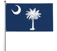 South Carolina Bandiera Pace Bandiera Di Benvenuto Resistente Alle Intemperie Bandiere Giardino Appendere Per Letto Interni Attività 3X5 Ft