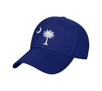 South Carolina Palmetto Trees Donna Uomo Snapback cap Moda Berretto da Baseball Traspirante Cappellino da Baseball per Corsa Pesca Ciclismo