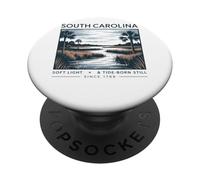 South Carolina Soft Light Tide-Born Ancora PopSockets PopGrip Adesivo