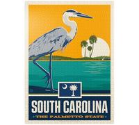 South Carolina: The Palmetto State - Puzzle premium da 1000 pezzi per adulti