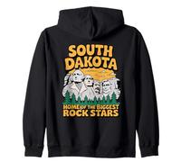 South Dakota Patria delle più Grandi Rock Star Felpa con Cappuccio