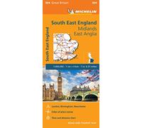 South East England, Midlands, East Anglia 1:400.000: Map