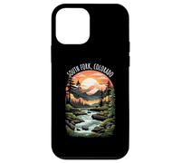 South Fork Colorado USA Scenic Mountain Retro Tramonto Stile Custodia per iPhone 12 mini