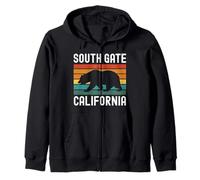 South Gate California 323 Codice Area SoCal Rappresentante di quartiere Felpa con Cappuccio