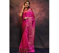 South Indiano Designer Seta Nero Saree Con Camicetta Bollywood Matrimonio Festa