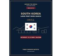 South Korea Large Print Word Search