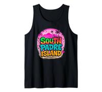 South Padre Island Rainbow Texas Beach Vibes Design Canotta