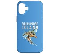 South Padre Island Texas Souvenir Acquerello Tartaruga Marina Custodia per iPhone 16 Plus