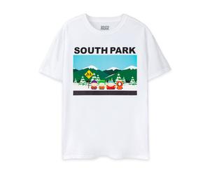 South Park Bianco Classic Scene T-shirt a maniche corte Uomini