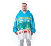 South Park Blu Bus Stop Scene Felpa con cappuccio coperta Uomini