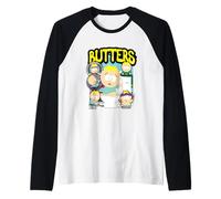 South Park Butters Character Spray Paint Logo Maglia con Maniche Raglan
