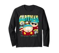 South Park Cartman Retro anni '90 Gangsta Rap Hip Hop Lol Parodia Maglia a Manica