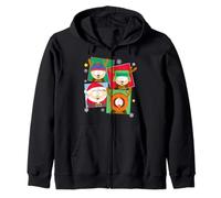 South Park Christmas Eric Stan Kyle & Kenny Festive Costumes Felpa con Cappuccio