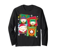South Park Christmas Eric Stan Kyle & Kenny Festive Costumes Maglia a Manica