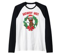 South Park Christmas Howdy Ho! Mr. Hankey The Christmas Poo Maglia con Maniche Raglan
