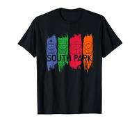 South Park Colorful Painted Character Line Up Maglietta
