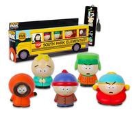 South Park - Confezione da 5 mini figure con topper per cupcake, tra cui Cartman, Stan, Kenny e altro, set di accessori per feste e segnalibro