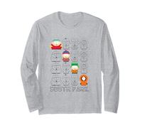South Park Diagonal Character Box Up Maglia a Manica