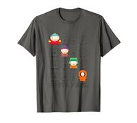 South Park Diagonal Character Box Up Maglietta