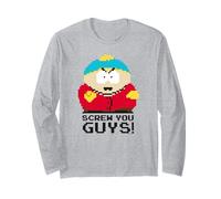 South Park Eric Cartman Fanculo Ragazzi Divertente Classico Posa Maglia a Manica