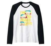South Park Eric Cartman I'm So Pissed off!! Many Expressions Maglia con Maniche Raglan