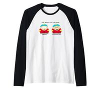 South Park Eric Cartman Pixel Retro Cartoon Mood Classico Maglia con Maniche Raglan