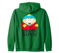 South Park Eric Cartman scopare Ragazzi Divertente Posa Classico Felpa con Cappuccio