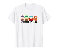South Park Eric Kenny Kyle Stan Personaggi Posa Classico LOL Maglietta