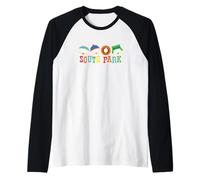 South Park Eric, Kenny, Kyle & Stand - Teste galleggianti Maglia con Maniche Raglan