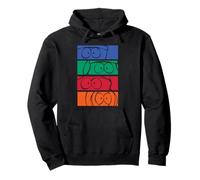 South Park Eyes Colorblock Pop Art Funny Cartoon Felpa con Cappuccio