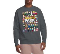 South Park Full Cast Felpa Unisex, Carbone, XL