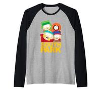 South Park Group Logo Maglia con Maniche Raglan
