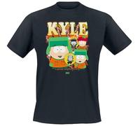 South Park Kyle Bootleg Rap Uomo T-Shirt Nero XXL 100% Cotone Regular