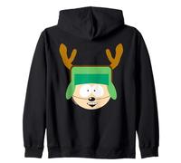 South Park Kyle Christmas Reindeer Antlers Felpa con Cappuccio