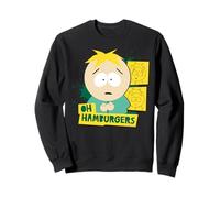 South Park Kyle Hamburgers Commedia Shock Pose Cartoon Retro Felpa